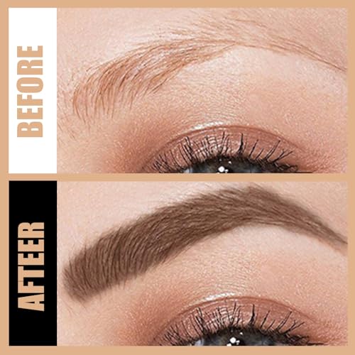 Eyebrow Gel Shapes Brow Filler Water-Resistant,Long-Lasting Cruelty-Free Locks Brow Hairs In Place (RED BROWN)