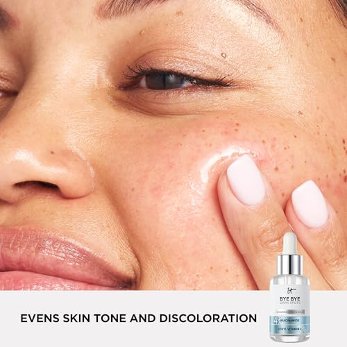 IT Cosmetics Skin Plumping Skincare Bundle ? Hydrating + Smoothing Face Serums ? Includes Bye Bye Lines 1.5% Hyaluronic Acid Serum + Bye Bye Dark Spots 4% Niacinamide Serum