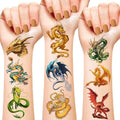 Dragon Temporary Tattoos Party Favors - 300+ Stickers for Kids
