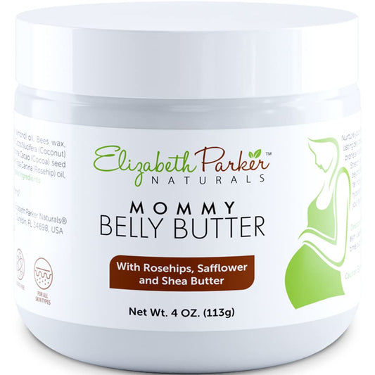 Belly Butter for Pregnancy - Tummy Butter for Stretch Marks Pregnancy - Belly Butter for Maternity Skin Care - Made with Cocoa Butter - Belly Cream for Pregnancy and Stretch Marks