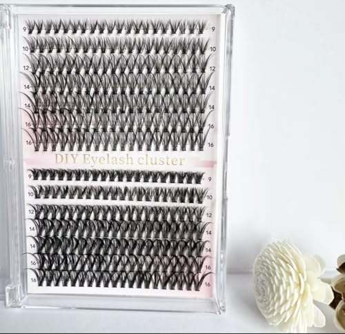 DIY Cluster Lash Extension Kit with Bond, Seal & Remover