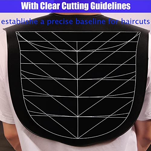 Hair Cutting Cape with Guide Collar - Stylist Salon Cape