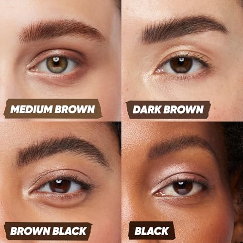Kosas Air Brow Tinted Eyebrow Gel Brown Black 0.12 Fl Oz - Volumizing & Conditioning