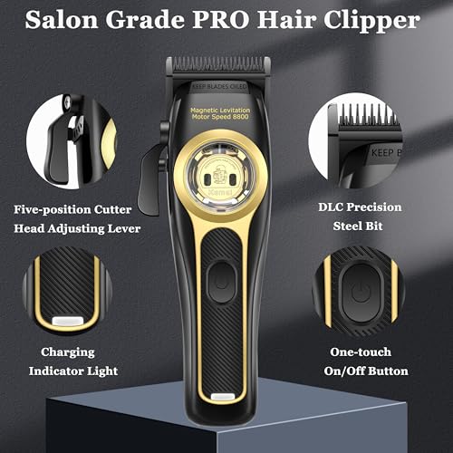 KEMEI 2373 Professional Cordless Hair Clippers for Men