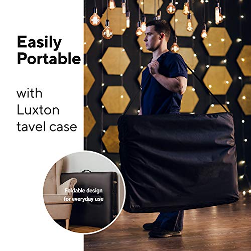 Memory Foam Massage Table 72" Portable Foldable Adjustable Height