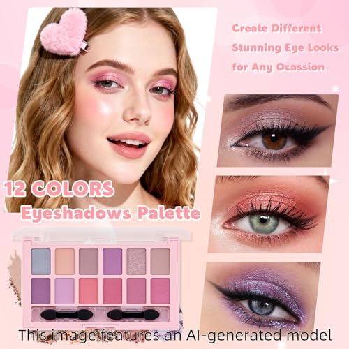 Color Nymph All-in-One Makeup Kit with 2 Travel Bags