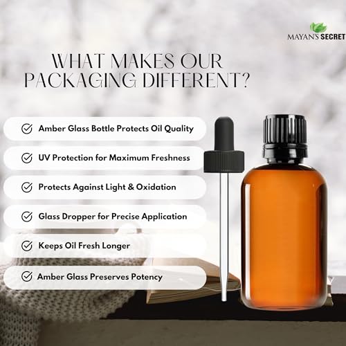Mayan's Secret - 4oz Organic Babassu Oil for Hair - Rich in Antioxidants and Moisturizing Properties for Hair and Skin
