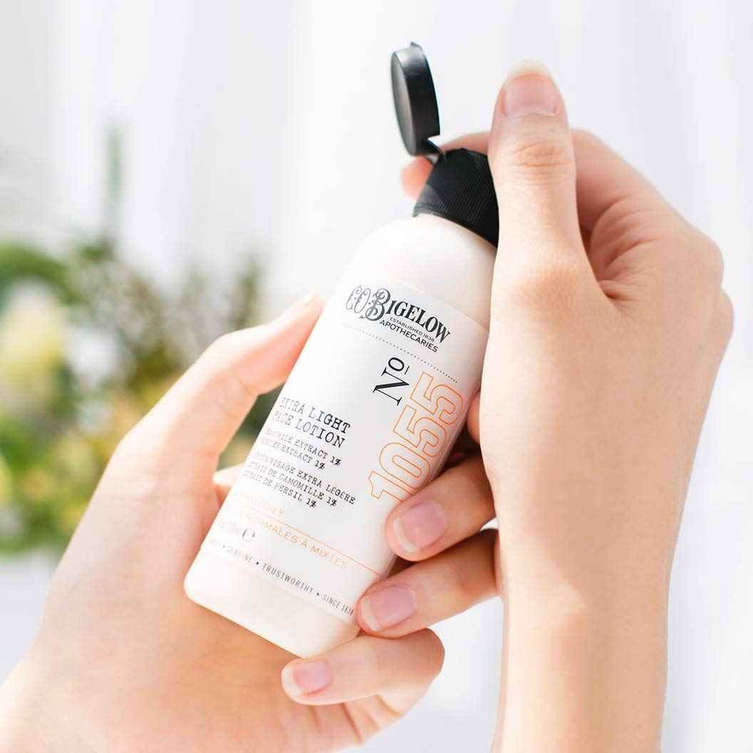 C.O. Bigelow Face Care Collection, Extra Light Face Lotion, Lightweight Facial Moisturizer with Aloe Vera, Chamomile, Made in the USA, 4 fl oz