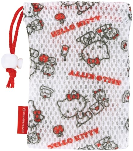 Skater Hello Kitty Soap Net - 3D Mesh Drawstring