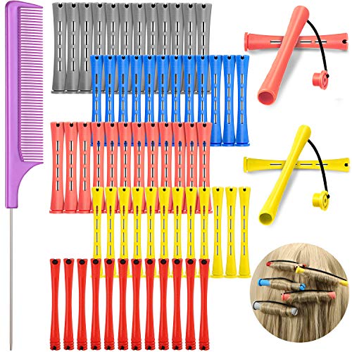 WILLBOND 60-Piece Hair Perm Rods Set – Assorted Sizes Curling Rollers