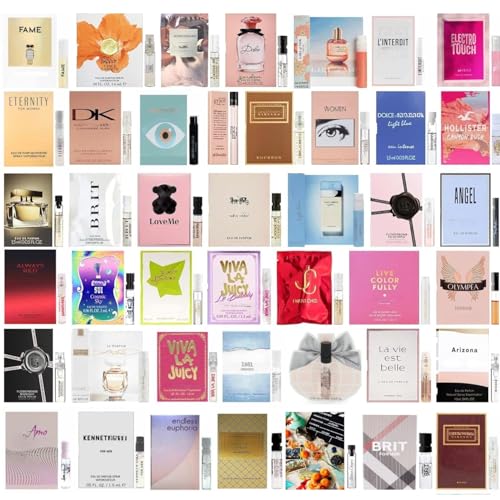 Women's Designer Fragrance Sampler Set - 10 Vials