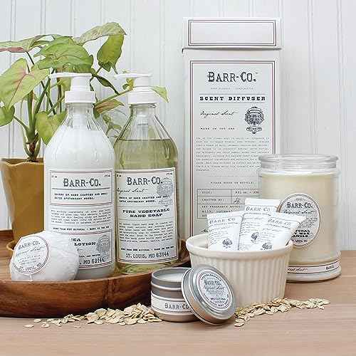 BARR-CO. Hand Soap ? Natural Liquid Soap with Oat, Vanilla & Vetiver, Moisturizing Vegan Formula for Bathroom & Kitchen, Original Scent 16fl oz