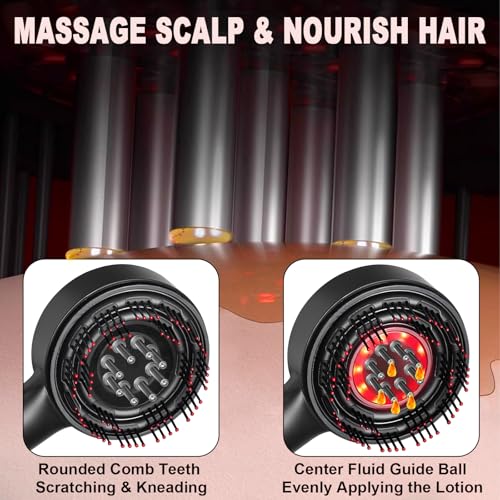 Electric Scalp Massager with Hair Oil Applicator & IPX7 Waterproof