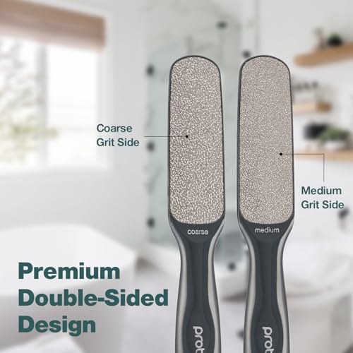 Probelle Double-Sided Nickel Foot File & Callus Remover - Pedicure Tool