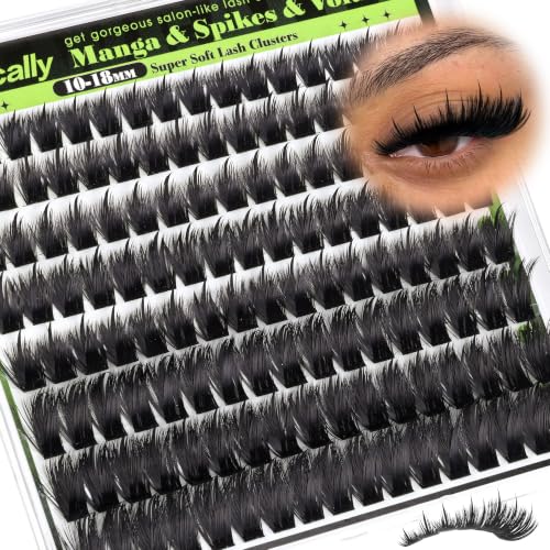 Manga Lash Clusters Spiky Eyelash Extensions 10-18MM D Curve