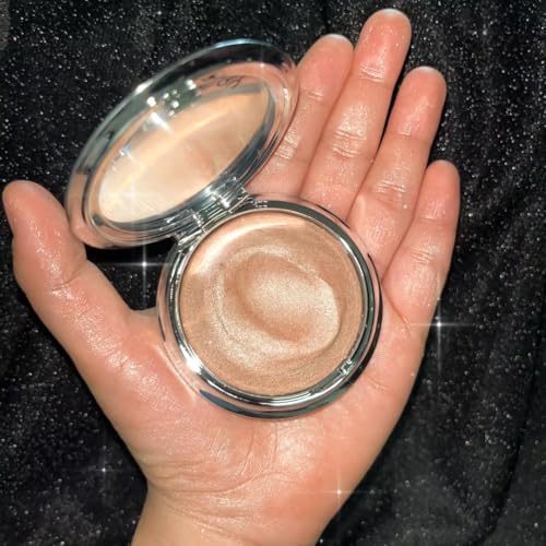 Nude Luster Shimmer Face Highlighter Palette - 3-in-1 Glow