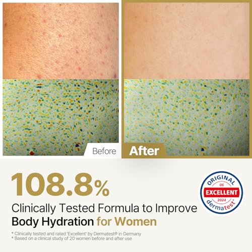 Manantio Women¡¯s Vegan Body Lotion, Premium Customized Care for Smooth Texture, Wrinkle Care, Firmness & Deep Hydration, Improves Skin Elasticity and Moisture Balance, 300ml / 10.14 fl oz