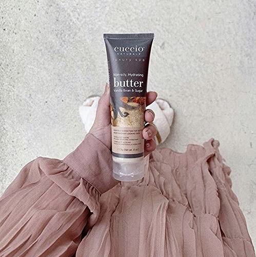 Cuccio Naturale Butter Blends - Ultra-Moisturizing, Renewing, Smoothing Scented Body Cream - Deep Hydration For Dry Skin Repair - Made With Natural Ingredients - Coconut & White Ginger - 4 Oz