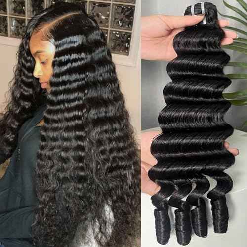 Lemoda 22Inch 1PC/lot Burmese Loose Deep Wave Curly Virgin Human Hair Bundles Spriral Curly Ends Top Quanlity Unprocessed Raw Human Hair Extensions