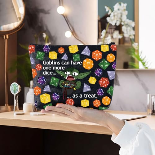 JNIAP Waterproof Makeup Bag for RPG Gamers - Dice Game Gift Pouch