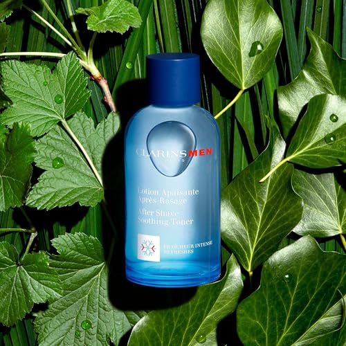 CLARINSMEN After Shave Soothing Toner | Cooling Aftershave Toner for Men | Soothes Irritation and Razor Burn | Visibly Minimizes Pores | Moisturizes,Mattifies,and Exfoliates Skin | 3.4 Fl Ounces