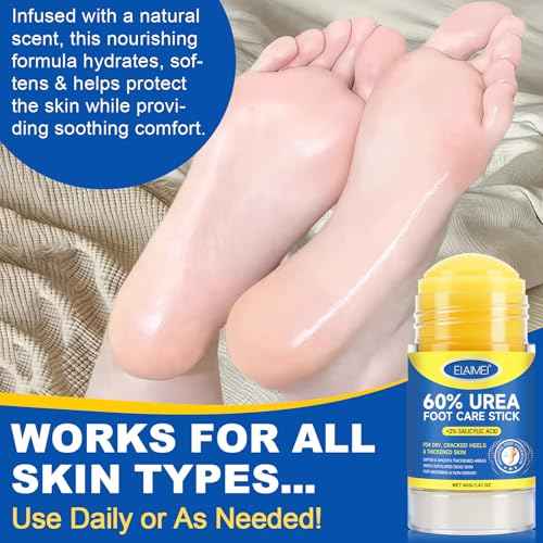 Urea Cream 60 Percent for Feet with 2% Salicylic Acid - Urea Foot Cream for Cracked Heels and Dry Skin, Deep Moisturizing, Callus Remover and Soften - Cracked Heel Repair Cream - Foot Moisturiser 40 g