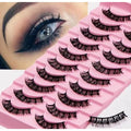 DIY Eye Lashes Extensions Long Spiky Lash Clusters mixed 12-22mm Individual False Eyelashes Various Styles Cluster (Ql06+Spiky)