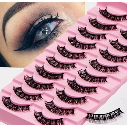 DIY Eye Lashes Extensions Long Spiky Lash Clusters mixed 12-22mm Individual False Eyelashes Various Styles Cluster (Ql06+Spiky)