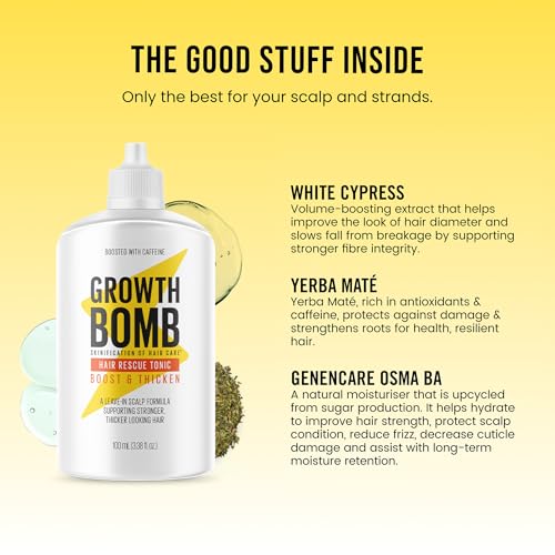 Growth Bomb Hair Rescue Tonic - Root Serum for Hair Growth
