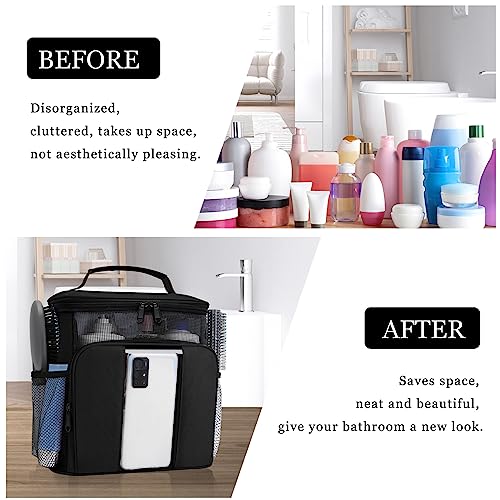 Shower Caddy Toiletry Bag with Hanging Hook | Water-Resistant Travel Organizer