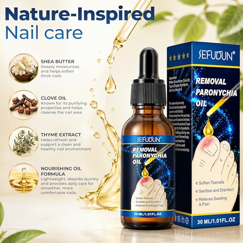 Premium Nail Care Oil with Brush Applicator for Nails