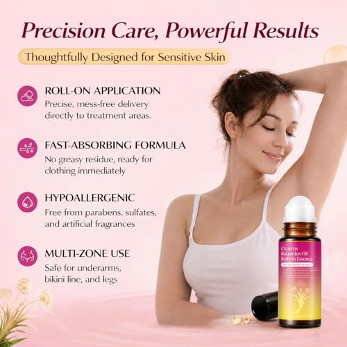 ZIIDII Cyperus Rotundus Oil Roll-On for Hair Growth Inhibition