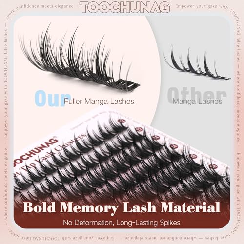 Anime Lash Clusters 12-20mm Wispy Volume Fake Eyelashes Curly DIY Extensions