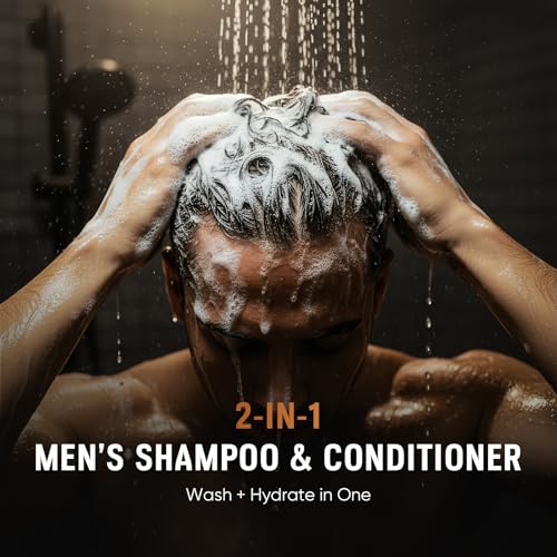 Gift Baskets for Men - 7 Pcs Mens Body Wash & Skin Care Kit | All-in-One Grooming & Bath Gift Set with Cedrus Atlantica Scent | Birthday Gifts for Men, Husband, Boyfriend, Brother, Father