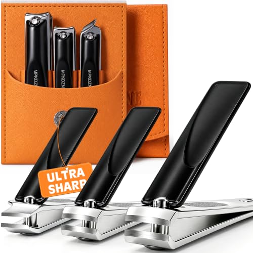 Professional Nail Clippers Set for Thick Fingernails & Toenails