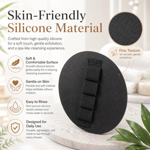 Exfoliating Bath Scrubber Glove - Soft Bristles for Daily Shower Care (2PCS)