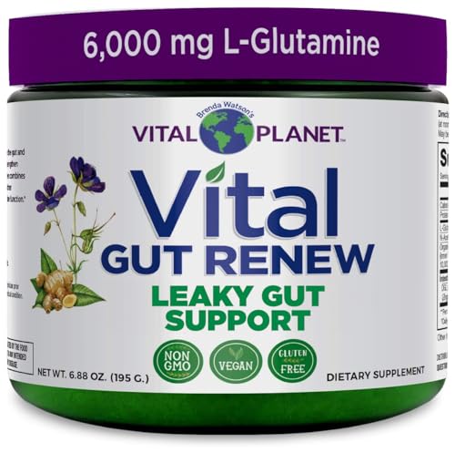 Vital Gut Renew Leaky Gut Powder - L-Glutamine 6000mg