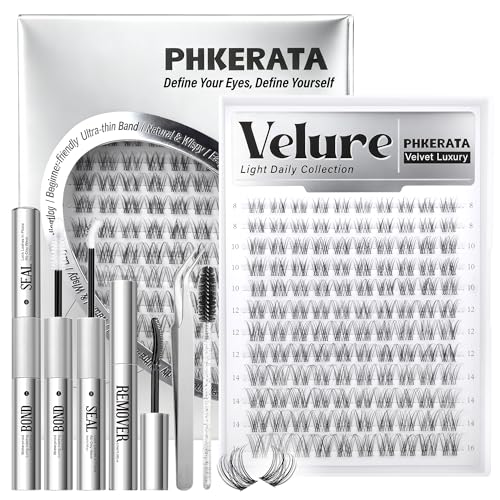 Velure Lash Clusters Kit 8-16mm 120Pcs DIY Eyelash Extensions