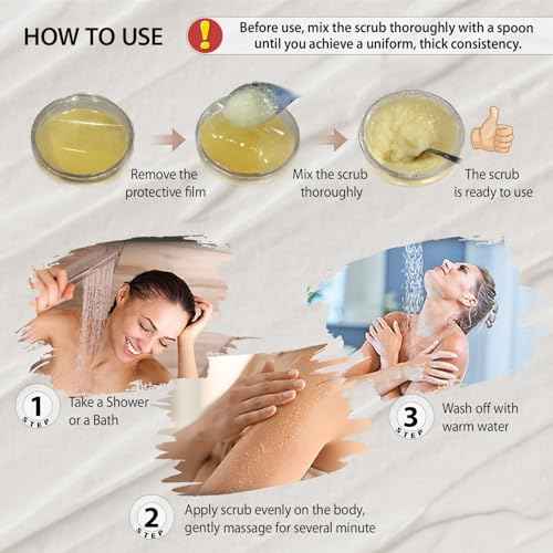 Dead Sea Collection Coffee Scented Salt Body Scrub - Large 23.28 OZ - with Pure Oils and Dead Sea Minerals