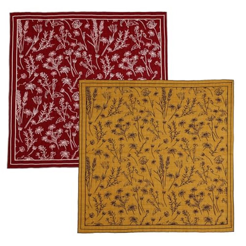 Soft Cotton Viscose Bandana 22x22" for Women & Men