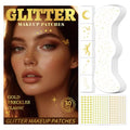 30Pc Glitter Freckles & Face Gems Temporary Tattoo Set
