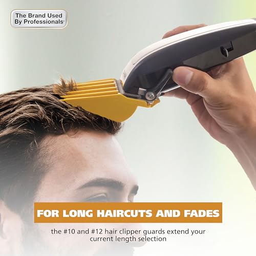 Wahl Clipper Secure Fit Attachment Guards #10 #12 Long Hair