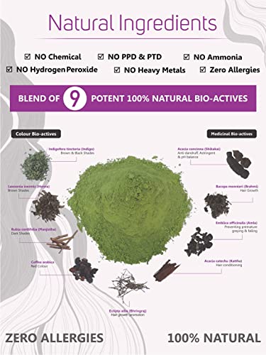 Vegetal Bio Hair Color - Soft Black 150g | Organic, Ammonia-Free Dye