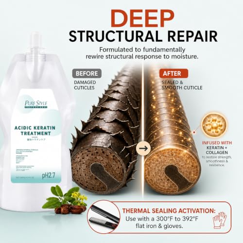 PureStyle Acidic Keratin Bond Treatment | Ammonia-Free Hair Repair