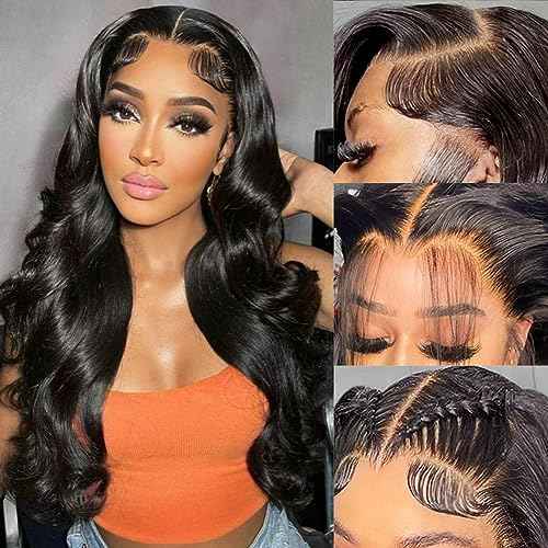 Worldnewhair 13X6 Lace Front Wigs Body Wave Human Hair 32 Inch - 200% Density Glueless Wigs Human Hair 13x6 Lace Frontal Wigs For Black Women