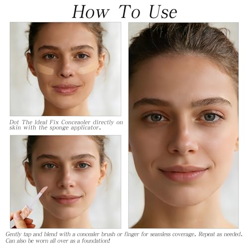 kikARU Liquid Concealer - Full Coverage, Dark Circles & Blemish Concealer