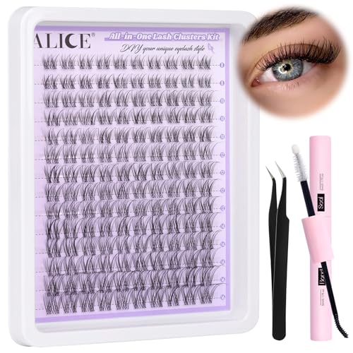 ALICE Lash Clusters Kit - Natural Wispy Extensions 140pcs