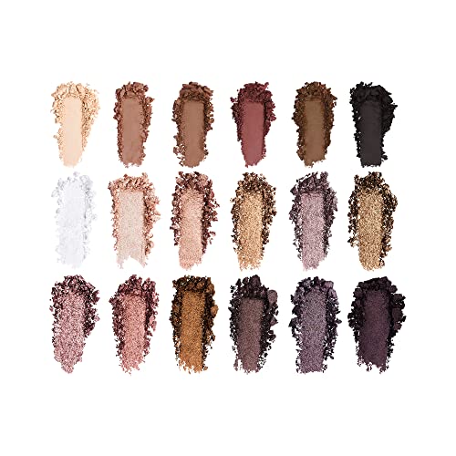 LORAC PRO Matte & Shimmer Eyeshadow Palette, Metallic High Pigmented, Mirror Compact