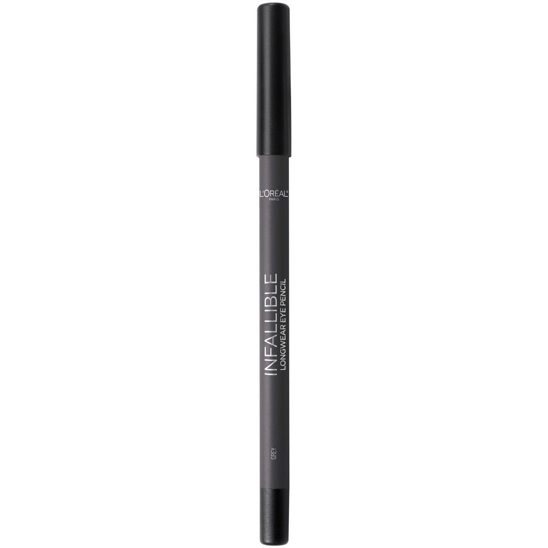 L'Oreal Paris Makeup Infallible Pro-Last Pencil Eyeliner, Waterproof and Smudge-Resistant, Glides on Easily to Create any Look, Grey, 0.042 oz.