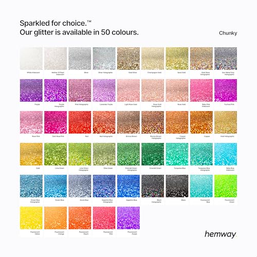 Hemway Eco Biodegradable Glitter Silver 100g Cosmetic Safe